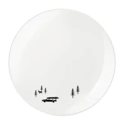 ASA Dessertteller 21 cm Joy Snow Tracks Skidding Xmas