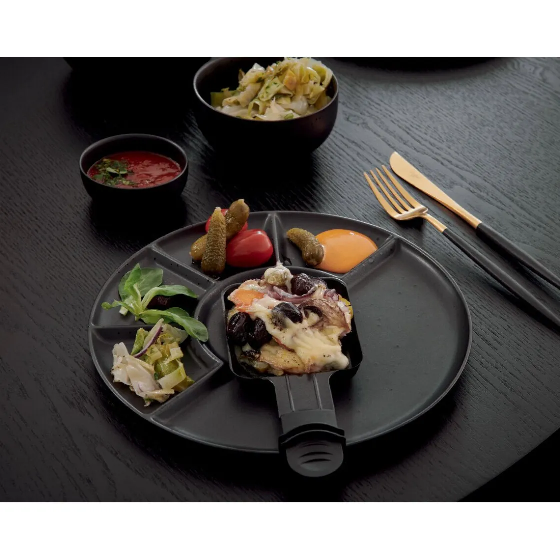 Bestseller|Weihnachtsgeschirr<ASA Fondueteller 24 cm Coppa Kuro