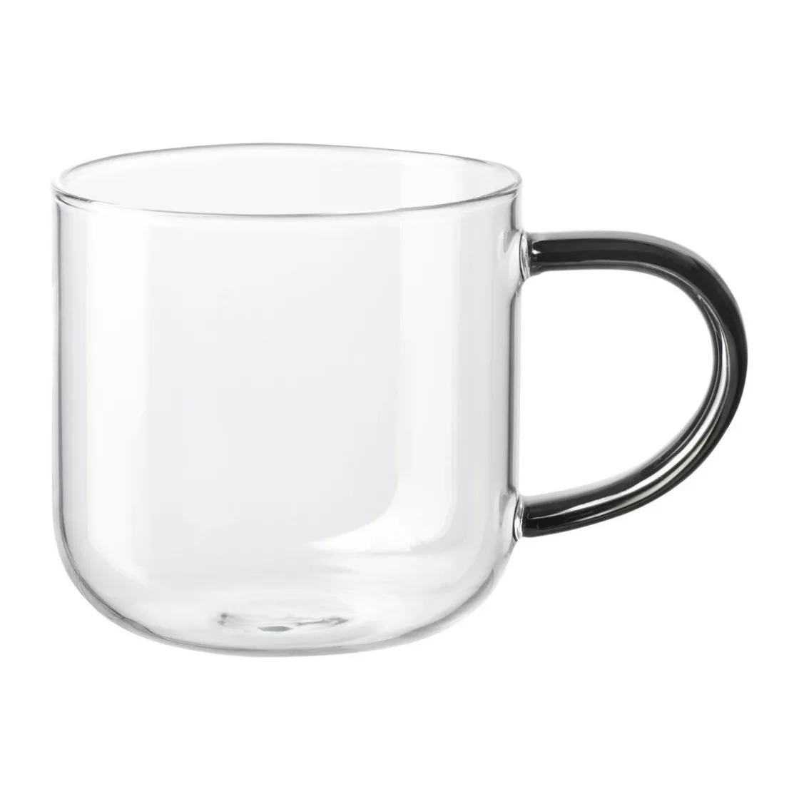 Becher<ASA Henkelbecher 0,4 l Coppa Glass Grau