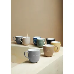 ASA Henkelbecher 0,35 l hey! not a morning person grau