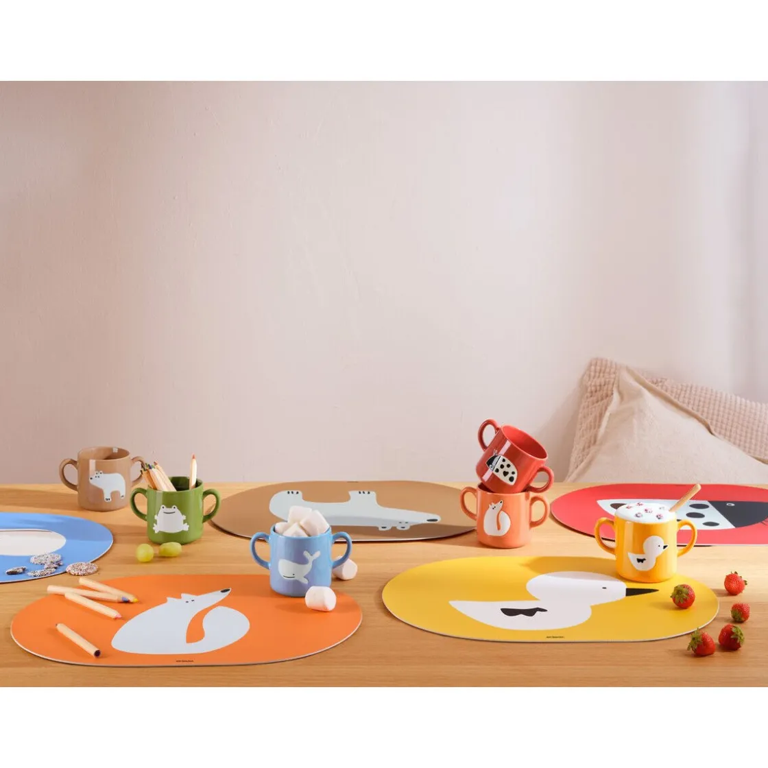 Becher<ASA Henkelbecher 0,25 l Kids Buddies Wal