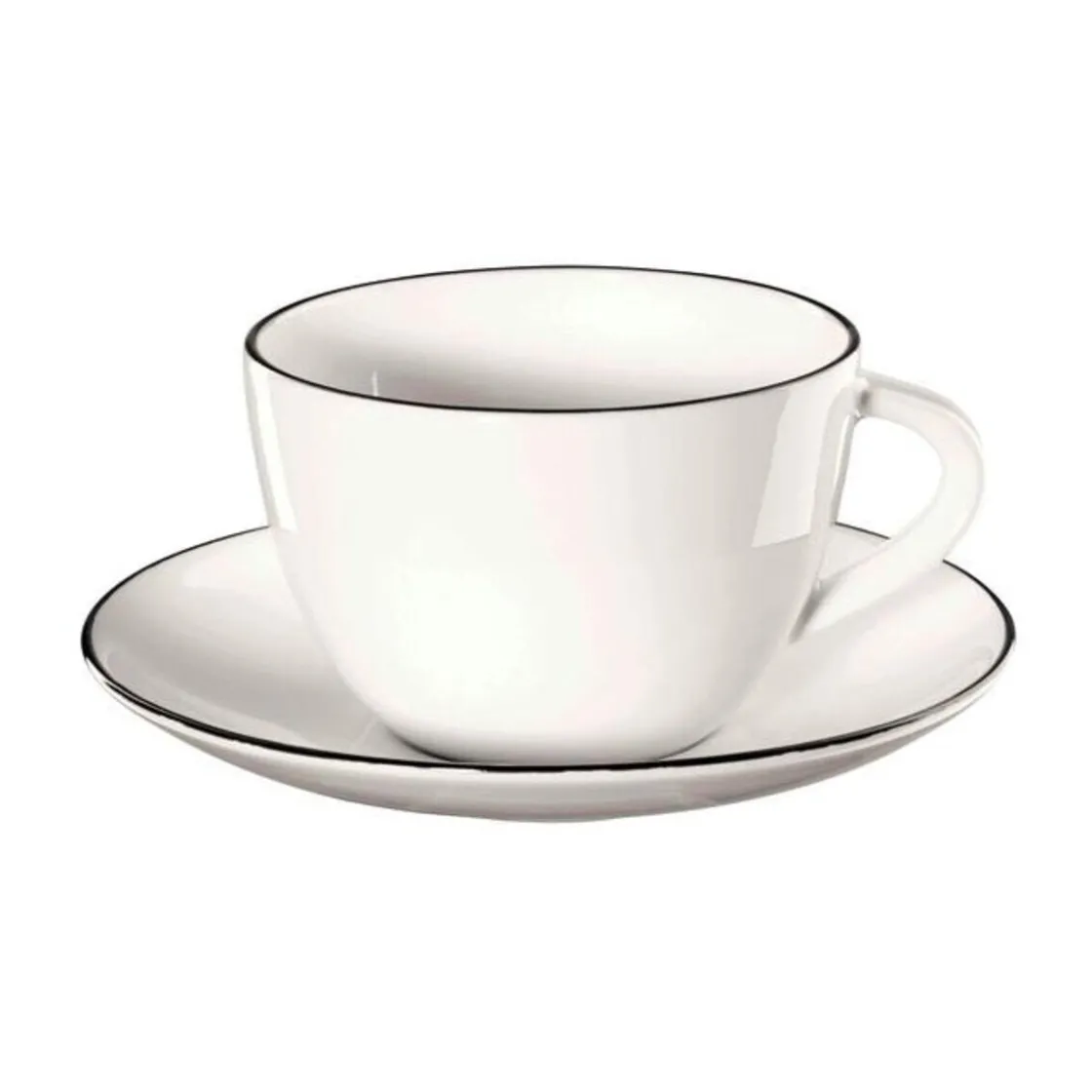 ASA Kaffeetasse mit Untere 0,21 l A Table Ligne noir