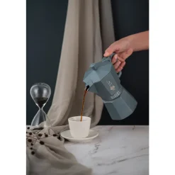 Bialetti Espressokocher 6 Tassen Moka Express Exclusive Induction Grey