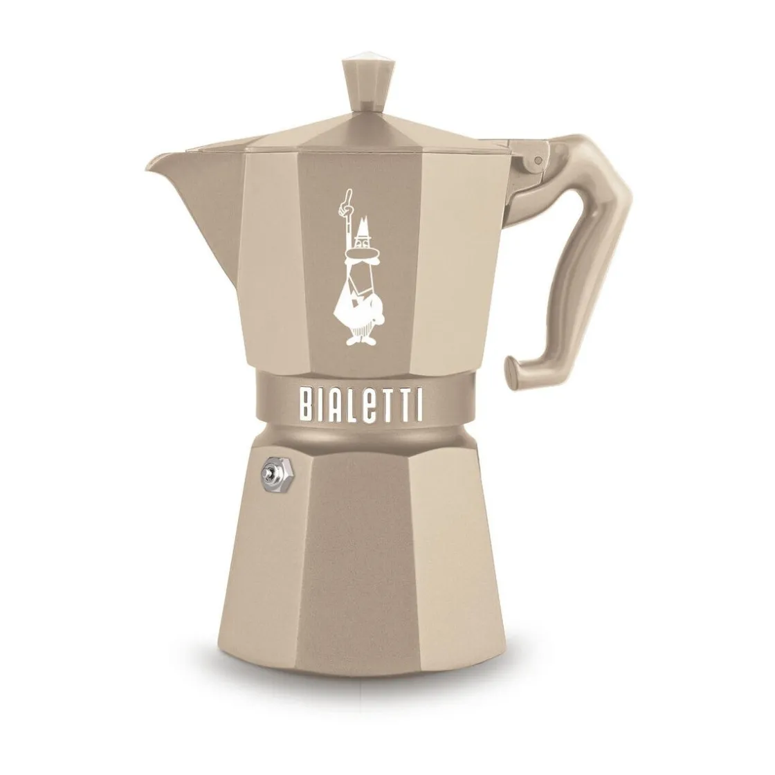 Bialetti Espressokocher 6 Tassen Moka Express Exclusive Induction Cremé