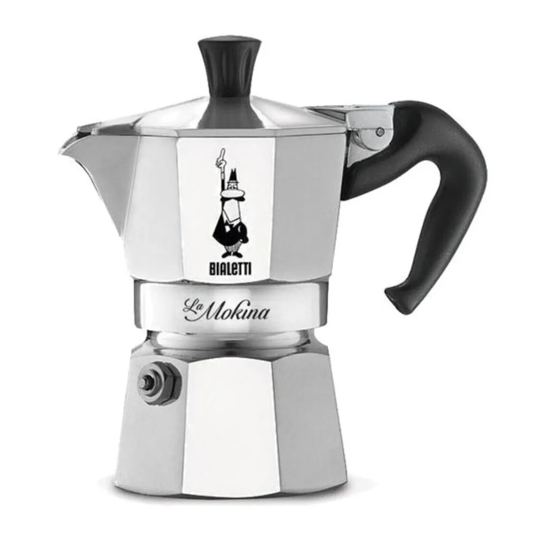Espressokocher<Bialetti Espressokocher 6 Tassen Moka Express silber