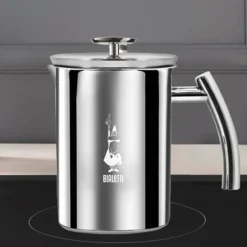 Bialetti Milchaufschäumer 6 Tassen Cappuccinatore silber