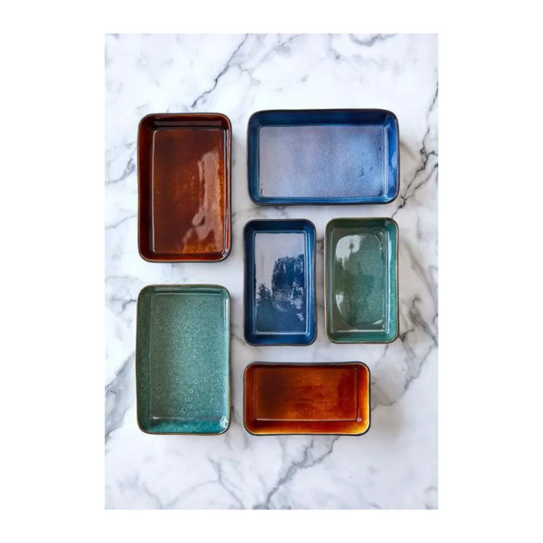 Backformen|Kochwelt Entdecken<Bitz Auflaufform 19x14 cm schwarz/grün