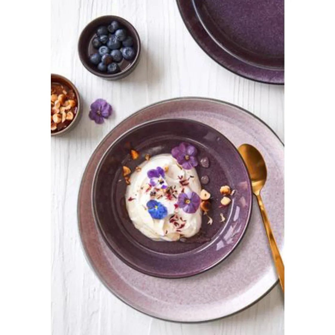 Bitz Teller 27cm lila/schwarz