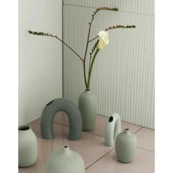 Blomus Vase 12x3x12 cm Kagetsu Desert Sage