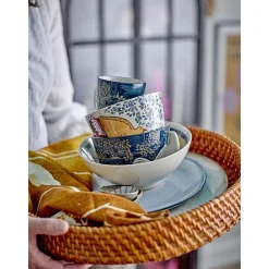 Schalen<Bloomingville Schale 13 cm Hezha natur