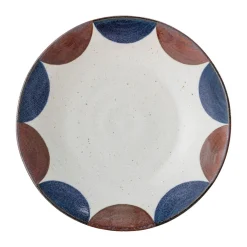 Bloomingville Teller tief Camellia 22 cm Creative Collection blau