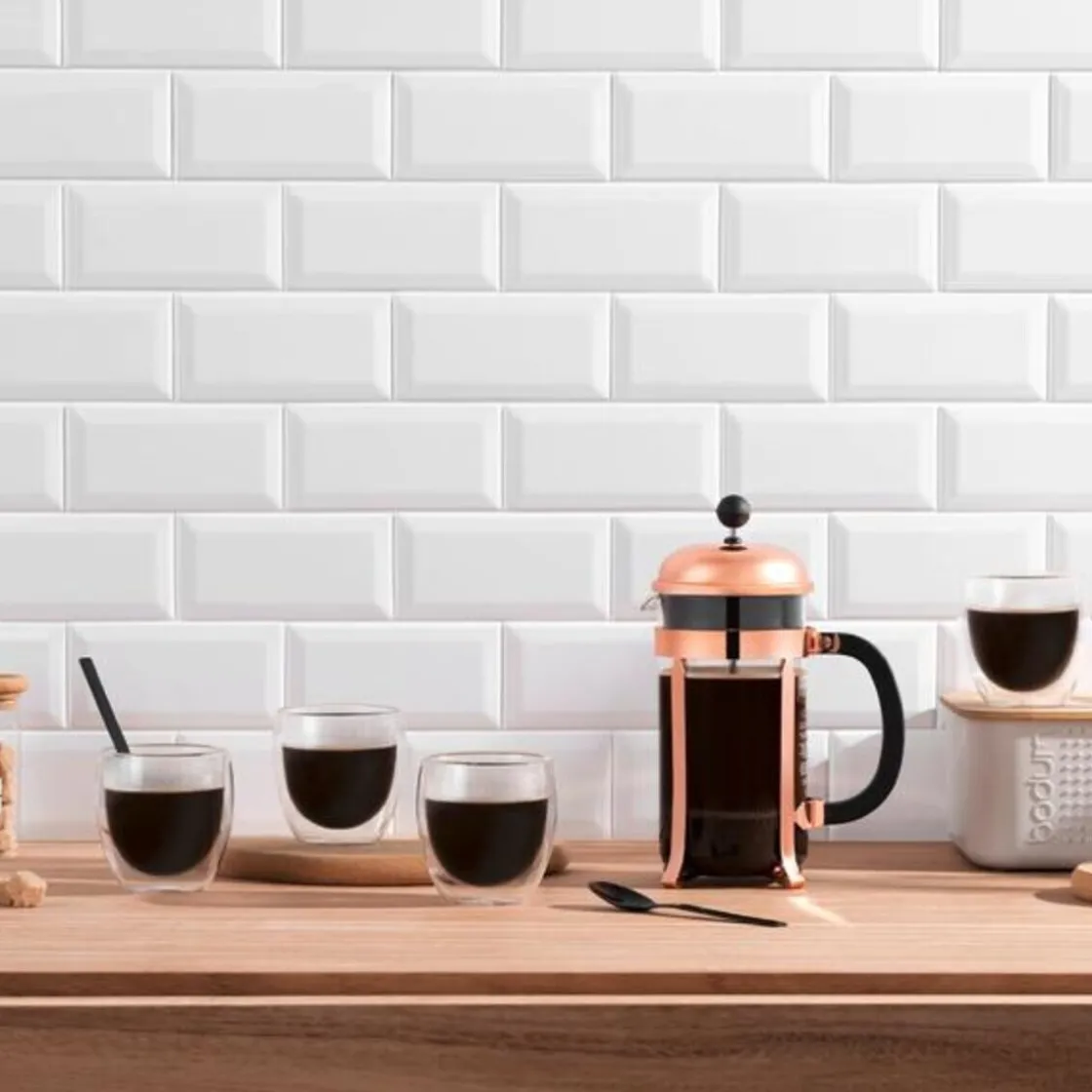 Cafécore<Bodum Kaffeebereiter 8 Tassen Chambord kupfer