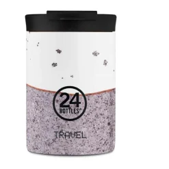 Thermobecher<24bottles Thermobecher 350 ml Wabi mit Kaffeedeckel