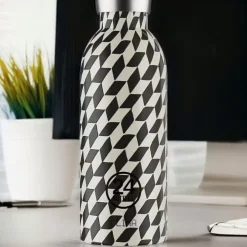 24bottles Thermo-Trinkflasche 0,5 l Clima Bottle Groovy White