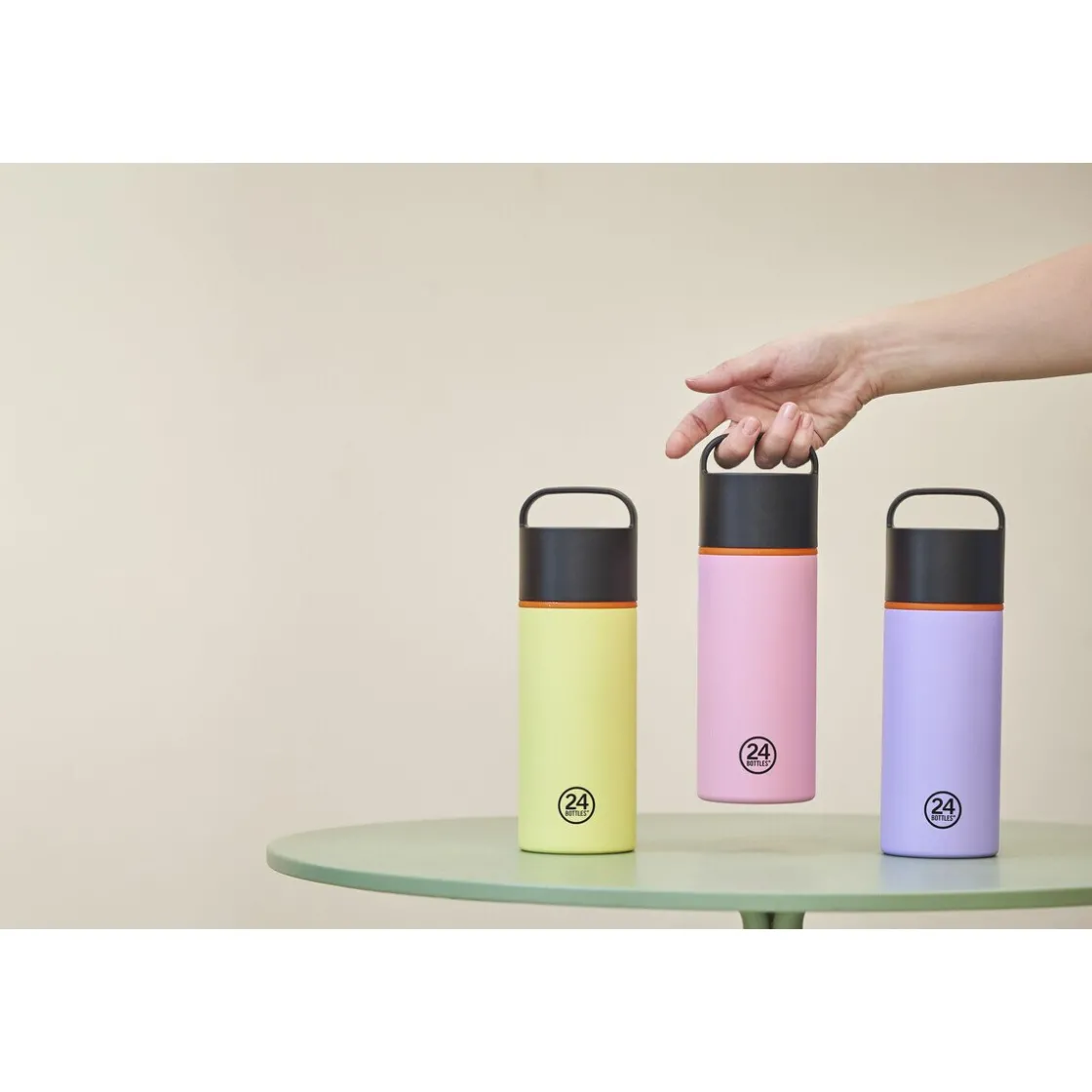 Trinkflaschen<24bottles Trinkflasche 0,73l Spin Bottle Flamingo