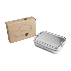 Brotzeit Lunchbox 2in1 17x13x6 cm edelstahl