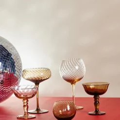 Byon Champagner-Schale 2er-Set Opacity braun