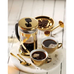 Kaffeetassen|Espressotassen<Cilio Espressotasse Roma gold m. Untere