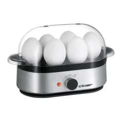 Essentials<Cloer Eierkocher Alu matt für bis zu 6 Eier 400 Watt