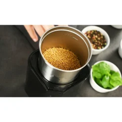 Cloer Elektrische Kaffee- und Gewürzmühle 19,5 cm schwarz