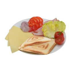 Cloer Sandwichmaker 1800 W silber