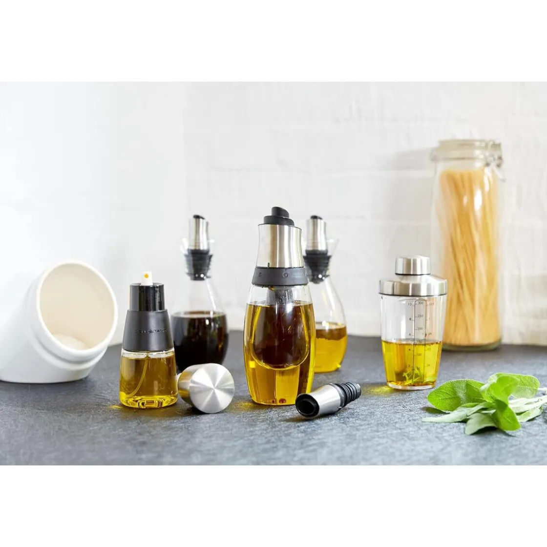 Kräuter & Gewürze|Messer & Co. Entdecken<Cole & Mason Öl- & Essig-Sprüher 0,2 l Epping klar