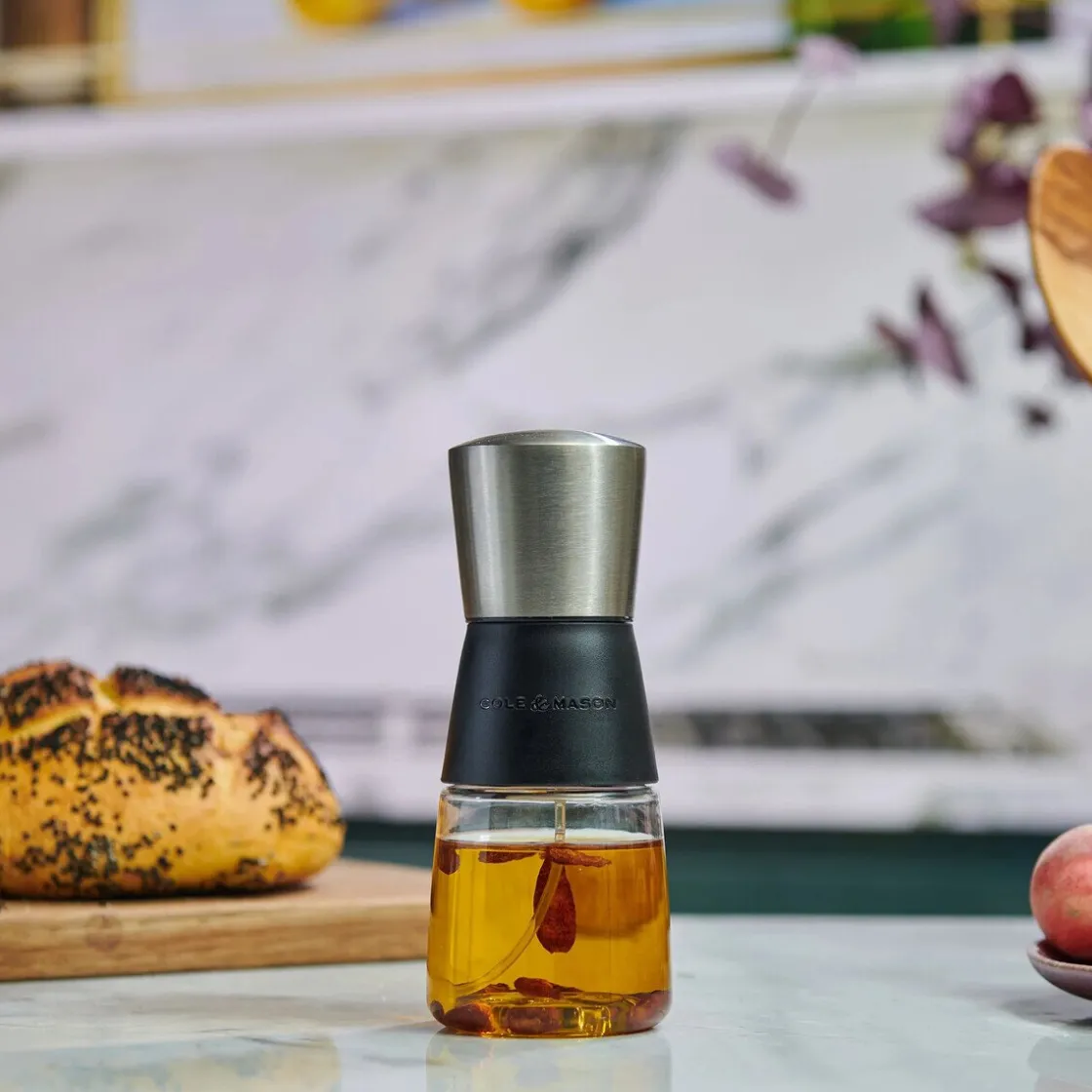 Kräuter & Gewürze|Messer & Co. Entdecken<Cole & Mason Öl- & Essig-Sprüher 0,2 l Epping klar
