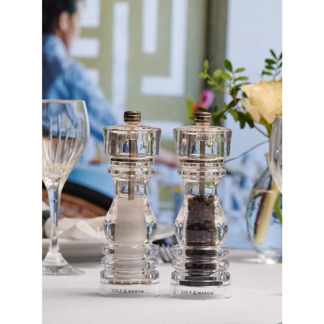 Messer & Co. Entdecken|Kräuter & Gewürze<Cole & Mason Pfeffermühle 18 cm London klar