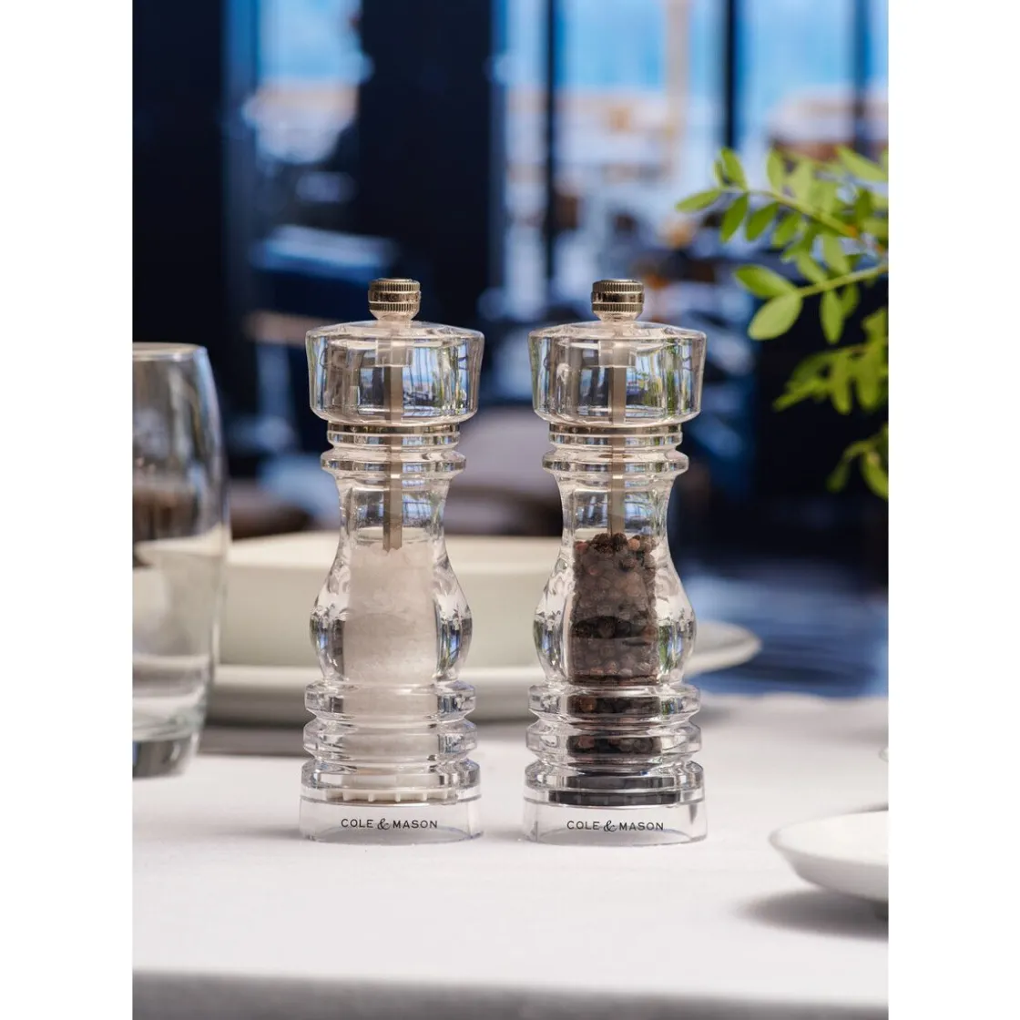 Cole & Mason Salzmühle 18 cm London klar