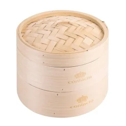 Contacto Dampfgarkorb doppelt 20 cm Bambus