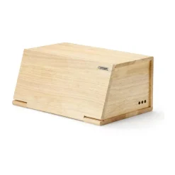 Brotkästen & Brotkörbe<Continenta Brotkasten Gummibaum 40x26x18,5cm