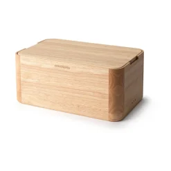 Continenta Brotkasten 36x23x16 cm Gummibaum