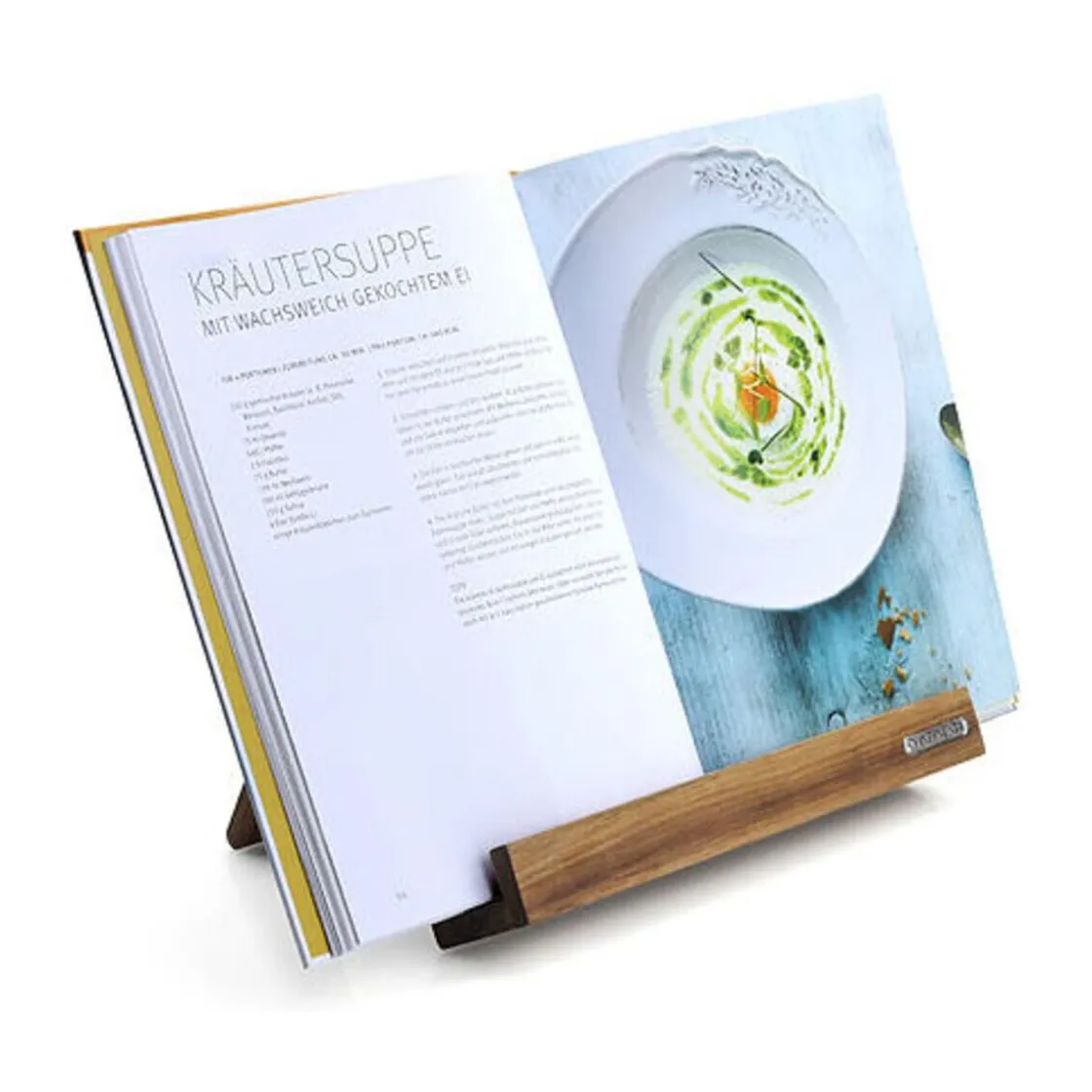 Continenta Kochbuchhalter Akazie geölt 28 x 24 x 6 cm