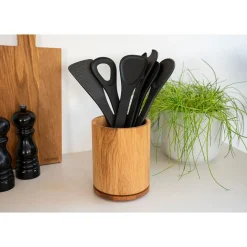 Continenta Kochlöffel mit Loch 31,5 cm Duracore schwarz