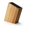 Continenta Messerblock m. flex. Einsatz Eiche 28,5x8x19cm