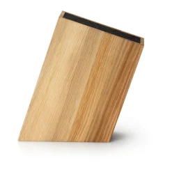 Continenta Messerblock m. flex. Einsatz Eiche 28,5x8x19cm