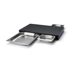 Continenta Multifunktionsbrett 49x33x5 cm Duracore schwarz