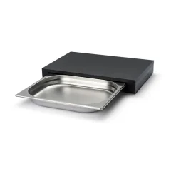 Continenta Multifunktionsbrett 39x27x6 cm Duracore schwarz