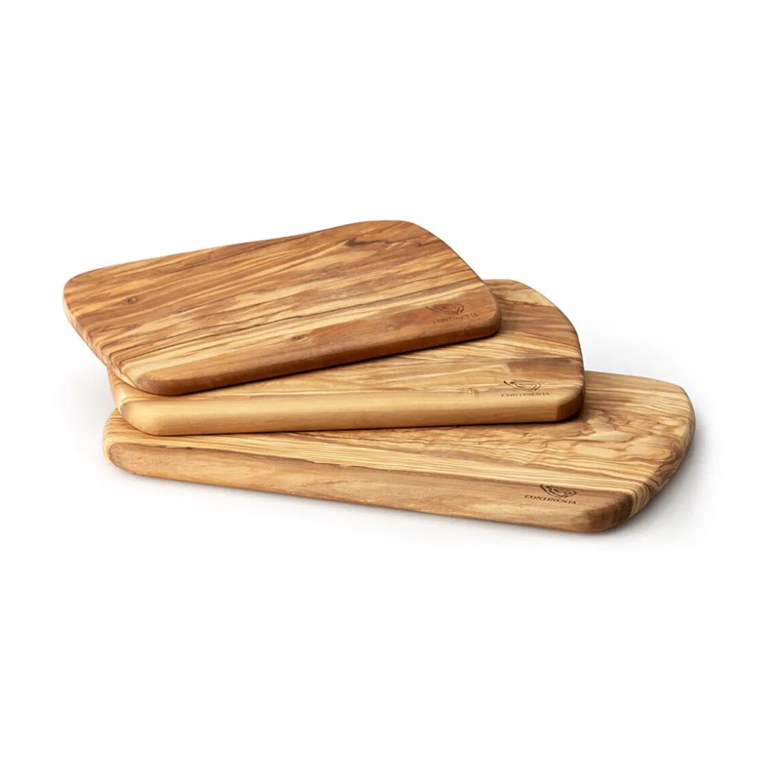 Continenta Schneidbrett Olivenholz 25x15x1,2cm