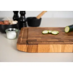 Messer & Co. Entdecken|Schneidebretter Aus Holz<Continenta Schneidebrett 32x21x3 cm Eiche Stirnholz