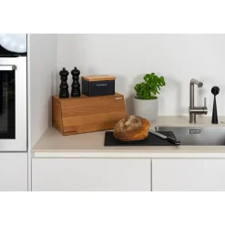 Brotschneidebretter<Continenta Schneidebrett 39x24x1 cm Duracore schwarz