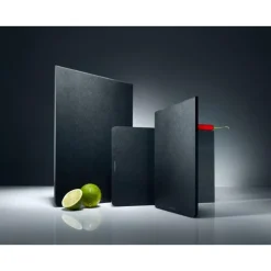 Continenta Schneidebrett 24x16x1 cm Duracore schwarz