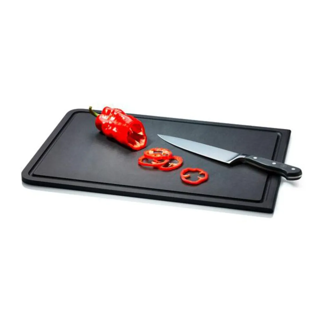 Tranchierbretter|Fermentieren<Continenta Tranchierbrett 44x30x1 cm Duracore schwarz