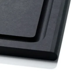 Continenta Tranchierbrett 38x27x1 cm Duracore schwarz