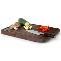 Continenta Tranchierbrett 42x29x4 cm Walnuss Stirnholz