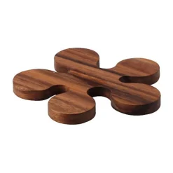 Untersetzer<Continenta Untersetzer Akazie 16x 1,2 cm