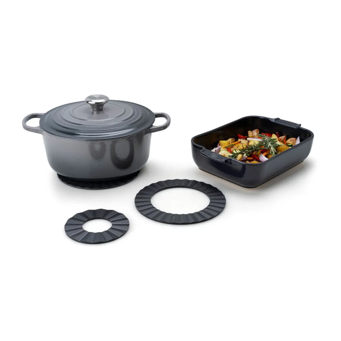 Untersetzer<Continenta Untersetzer-Set 2-tlg. Duracore schwarz