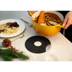 Untersetzer<Continenta Untersetzer-Set 2-tlg. Duracore schwarz