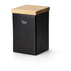 Continenta Vorratsdose 1000ml Keramik schwarz