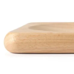 Messer & Co. Entdecken|Spargel Zubehör<Continenta Wiegemesserbrett Holz mit Messer 22,5x22,5 cm